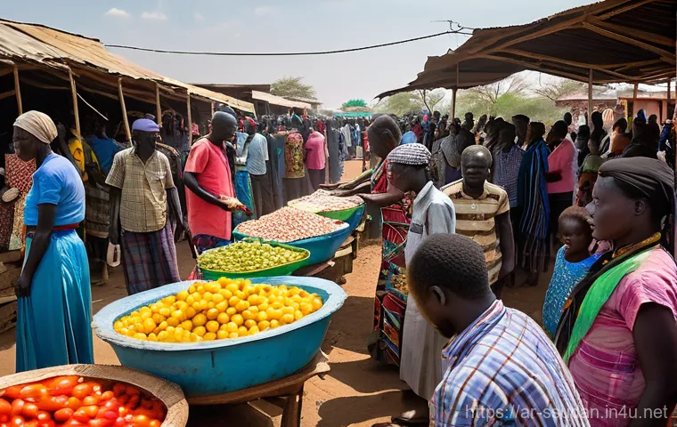 말라칼 Malakal  여행 - The Serene White Nile at Dawn in Malakal**
A wide, cinematic shot capturing the serene beauty of the...