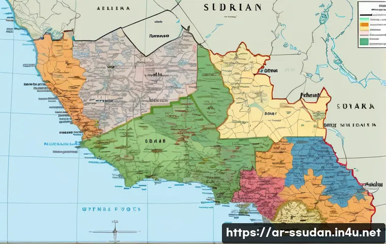 남수단 정치 구조 - A detailed political map of South Sudan illustrating the complex power structure with a balance betw...